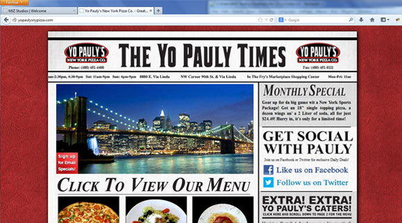 Yo Pauly's NY Pizza Co.